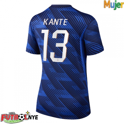 Camiseta Francia Kante #13 Primera Equipación para mujer Mundial 2026 manga corta